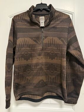 NWOT Cinch 1/4 Zip Southwestern Pullover